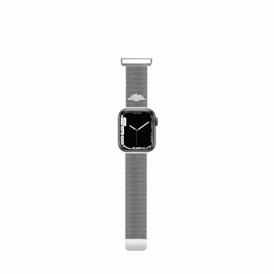Apple Watch Strap 42/44/45 Mesh Stainless Police - Silver